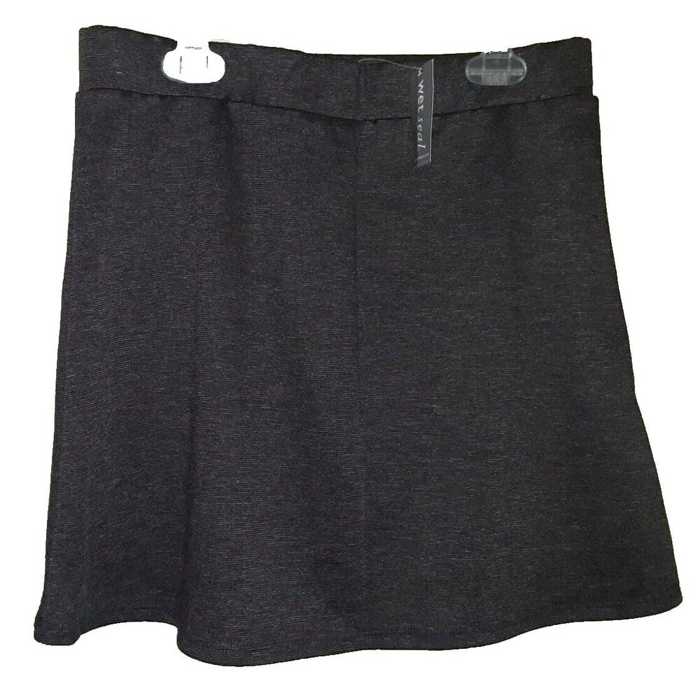 Wet Seal Heather Black 70's Women Mini Skirt Juniors Size Medium